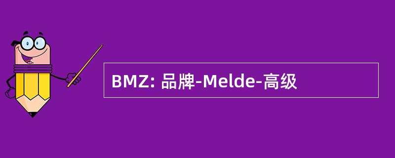 BMZ: 品牌-Melde-高级