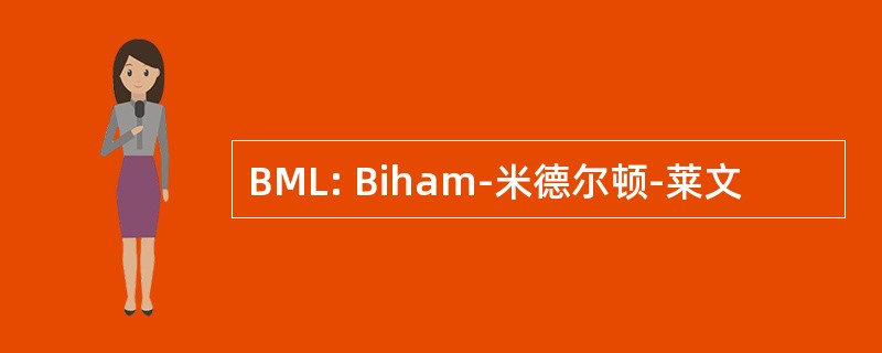 BML: Biham-米德尔顿-莱文