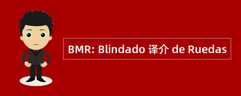 BMR: Blindado 译介 de Ruedas