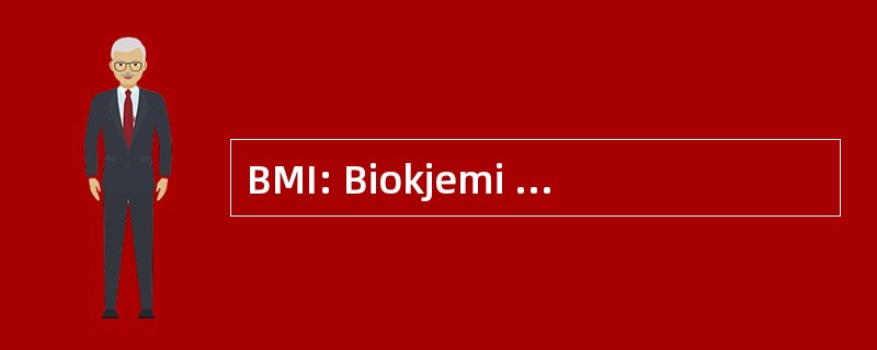 BMI: Biokjemi Og MolekylÃ¦rbiologi 的 Institutt