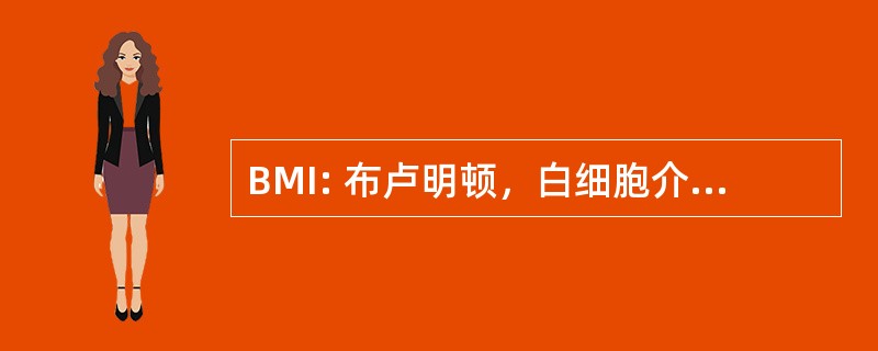 BMI: 布卢明顿，白细胞介素，美国-正常