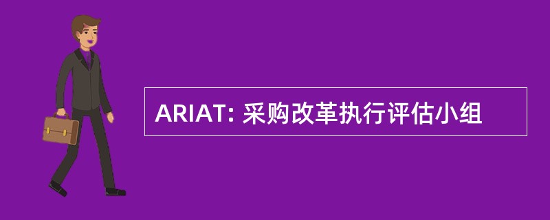 ARIAT: 采购改革执行评估小组