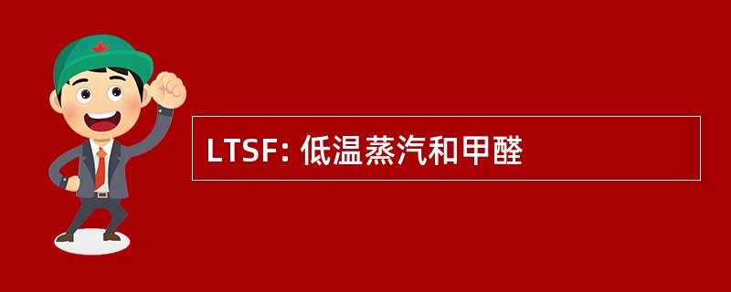 LTSF: 低温蒸汽和甲醛