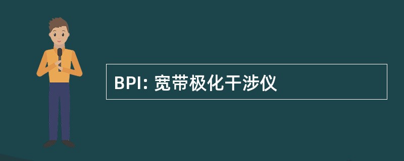 BPI: 宽带极化干涉仪