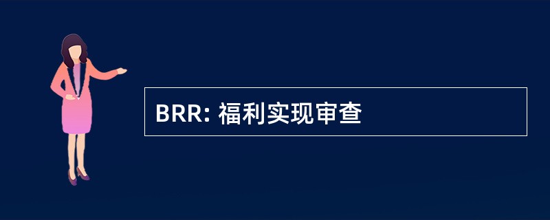 BRR: 福利实现审查