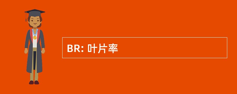 BR: 叶片率