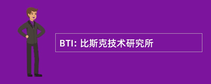 BTI: 比斯克技术研究所