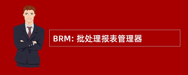 BRM: 批处理报表管理器