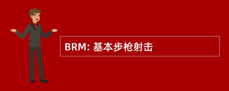 BRM: 基本步枪射击