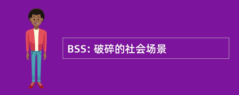 BSS: 破碎的社会场景