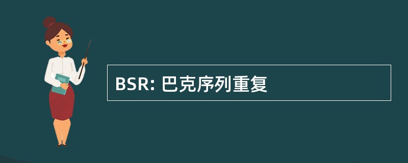 BSR: 巴克序列重复