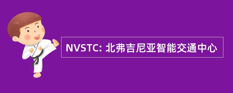 NVSTC: 北弗吉尼亚智能交通中心