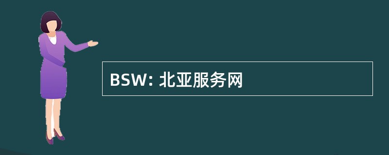 BSW: 北亚服务网