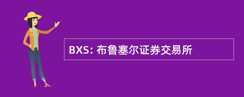 BXS: 布鲁塞尔证券交易所