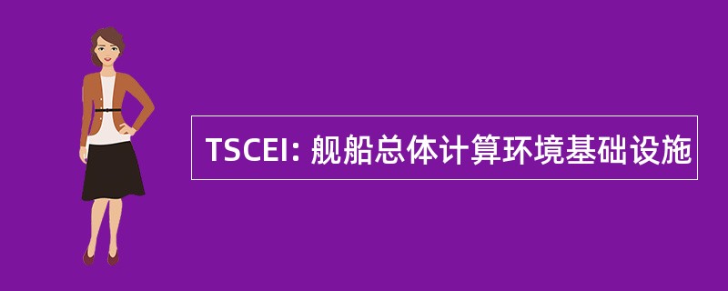 TSCEI: 舰船总体计算环境基础设施