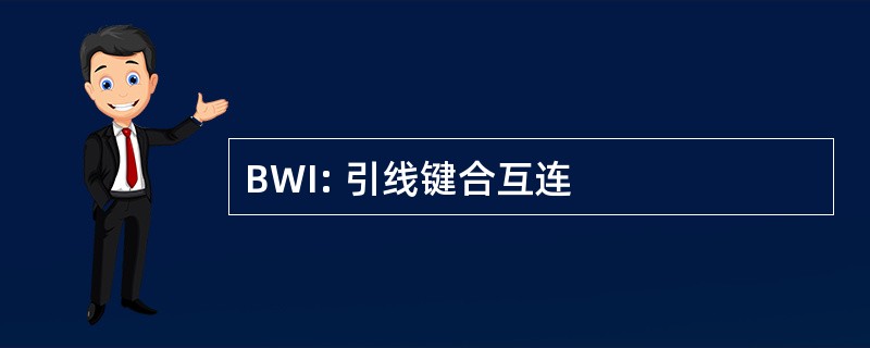 BWI: 引线键合互连