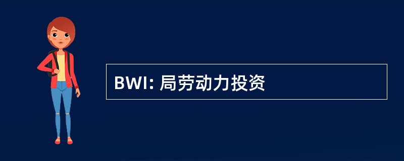 BWI: 局劳动力投资