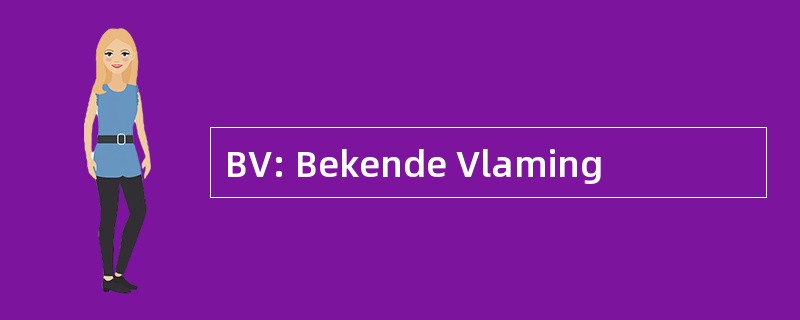 BV: Bekende Vlaming