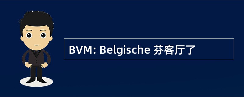 BVM: Belgische 芬客厅了