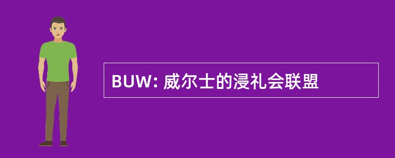 BUW: 威尔士的浸礼会联盟