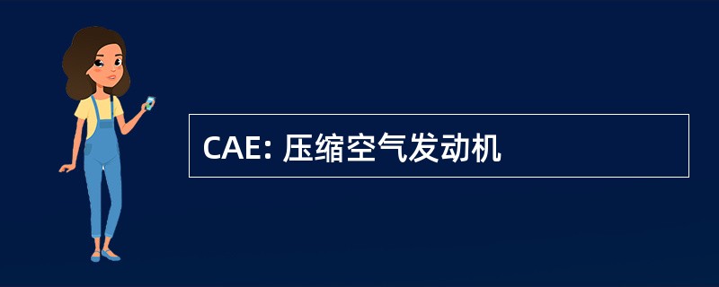 CAE: 压缩空气发动机