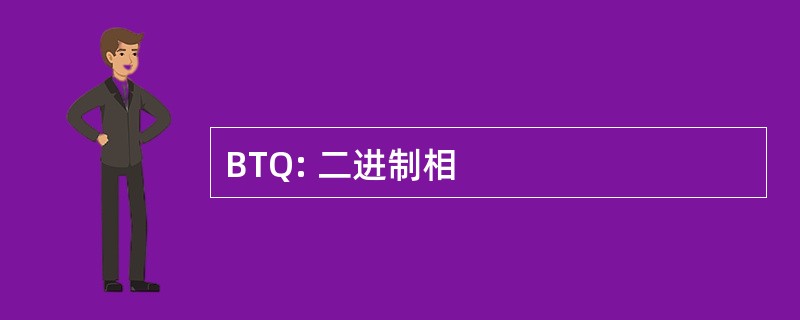 BTQ: 二进制相