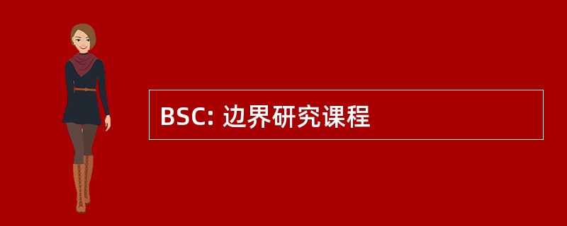 BSC: 边界研究课程