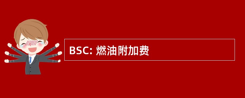 BSC: 燃油附加费