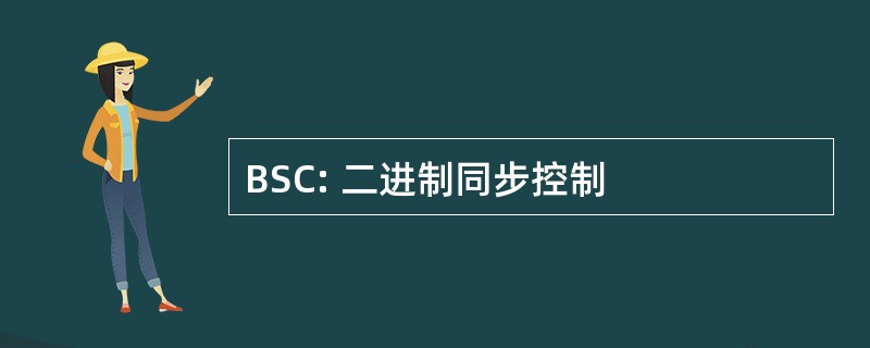 BSC: 二进制同步控制