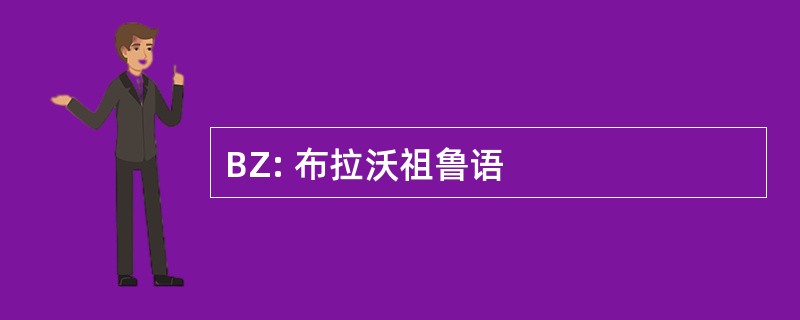 BZ: 布拉沃祖鲁语