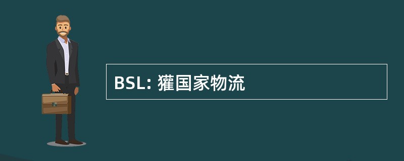 BSL: 獾国家物流