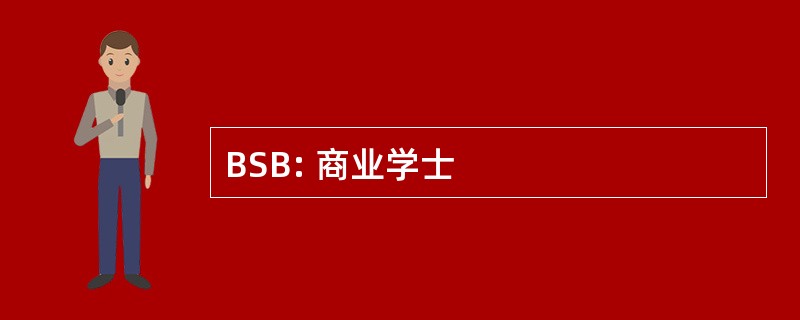 BSB: 商业学士