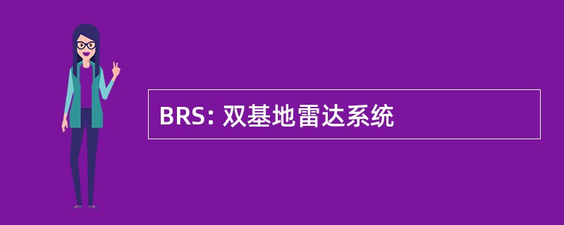 BRS: 双基地雷达系统