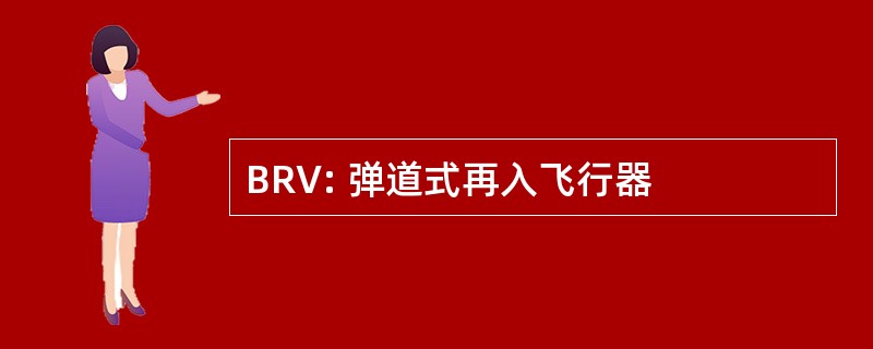 BRV: 弹道式再入飞行器