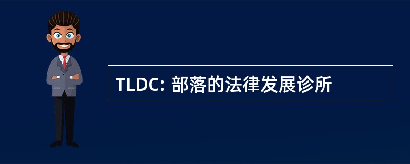 TLDC: 部落的法律发展诊所