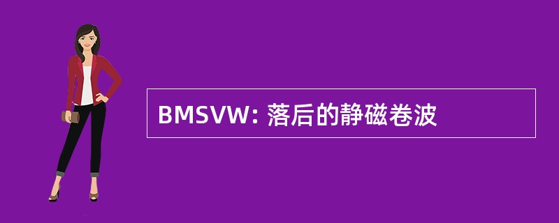 BMSVW: 落后的静磁卷波