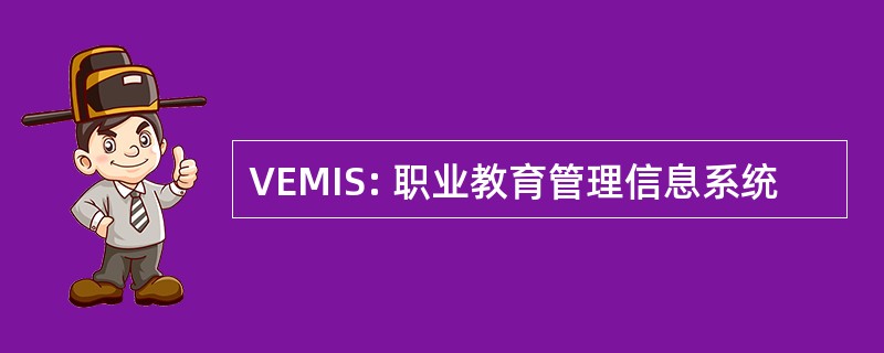 VEMIS: 职业教育管理信息系统