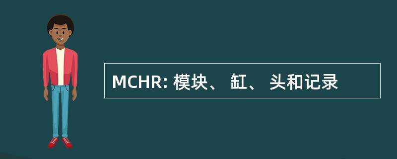 MCHR: 模块、 缸、 头和记录