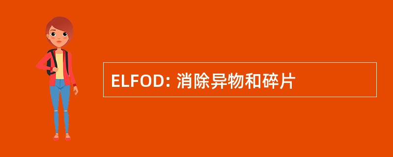 ELFOD: 消除异物和碎片