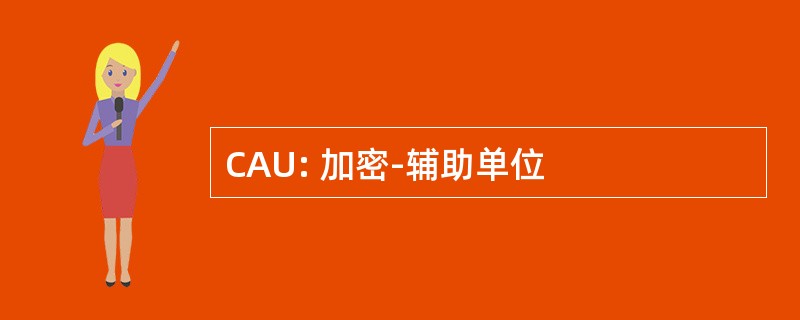 CAU: 加密-辅助单位