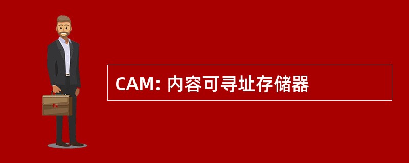 CAM: 内容可寻址存储器