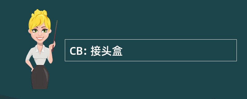 CB: 接头盒