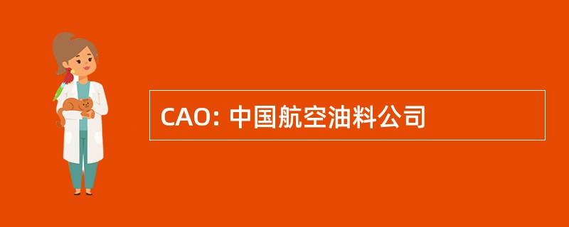 CAO: 中国航空油料公司