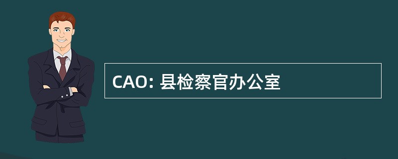 CAO: 县检察官办公室