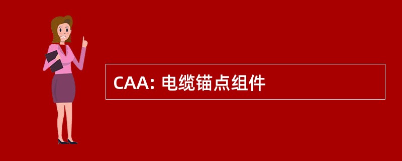 CAA: 电缆锚点组件