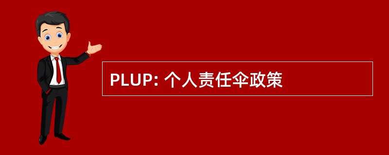 PLUP: 个人责任伞政策