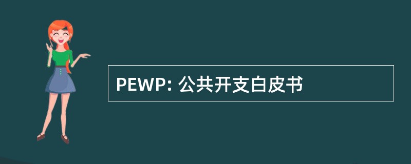 PEWP: 公共开支白皮书