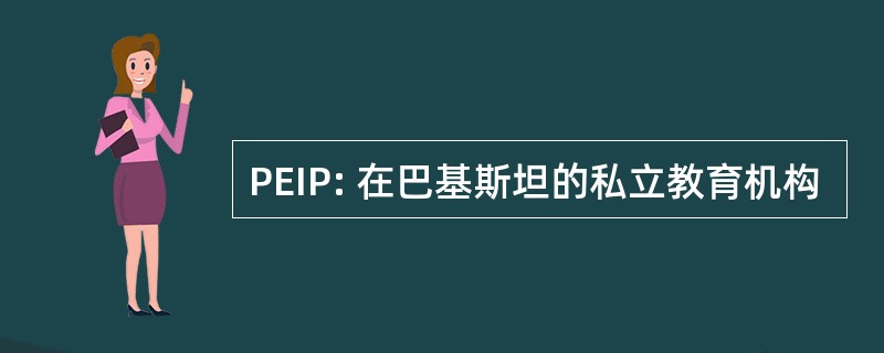 PEIP: 在巴基斯坦的私立教育机构