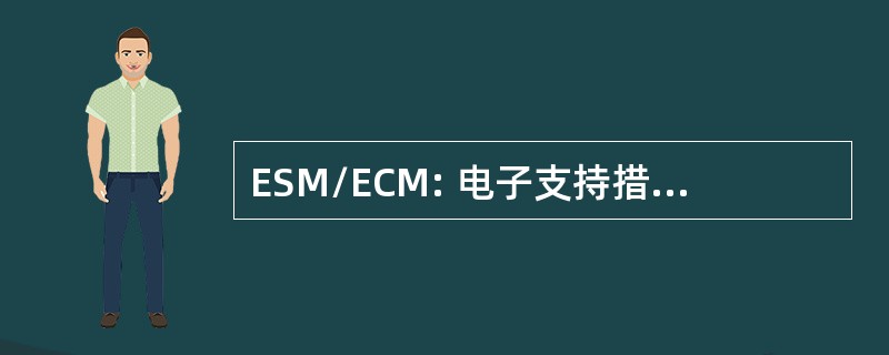 ESM/ECM: 电子支持措施/电子对抗