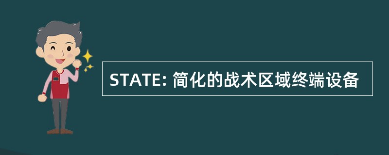 STATE: 简化的战术区域终端设备